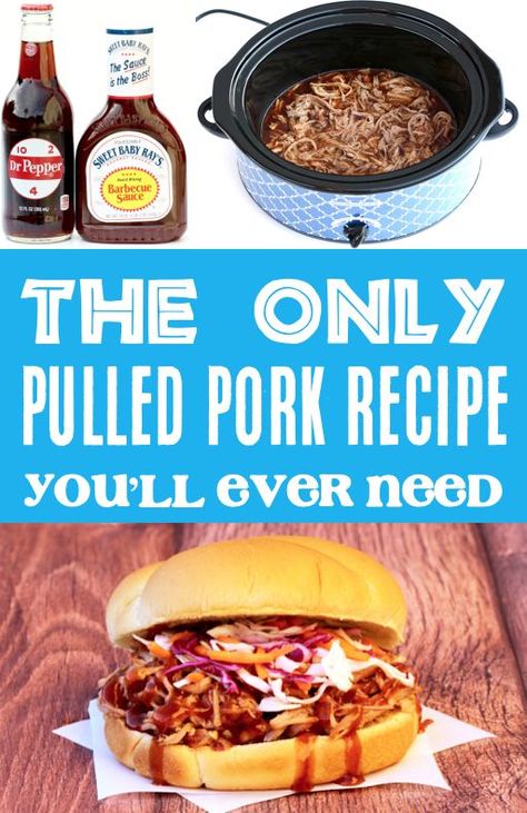 Easy Crock Pot Bbq Pulled Pork, Easy Bbq Pork Crockpot, Crockpot Pulled Pork Sandwiches Easy, Crockpot Pulled Pork Bbq Dr Pepper, Crockpot Pulled Pork Recipes Easy, Easy Shredded Pork Recipes Crockpot, Pork Barbecue Recipe, Bbq Pulled Pork In Crockpot, Simple Pulled Pork Slow Cooker