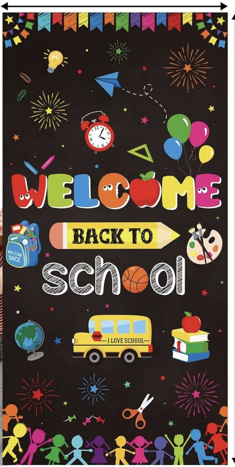 Welcome Back To School Door Ideas, Bulletin Boards Classroom Decor, School Board Decoration, I Love School, Classroom Bulletin Boards, Board Decoration, School Bulletin Boards, Class Decoration, English Class