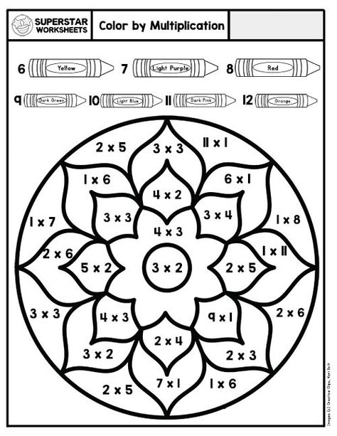 Free Multiplication Worksheets, Printable Multiplication Worksheets, Math Coloring Worksheets, Learning Multiplication, 3rd Grade Math Worksheets, Multiplication Practice, Math Sheets, Multiplication Games, Multiplication Chart