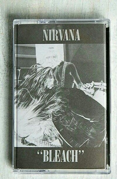 Nirvana Bleach on Cassette Tape Nirvana Guitar, Guitar Tabs, Music Covers, Cassette Tape, Cassette Tapes, Album Art, Music Poster, Music Is Life, Nirvana