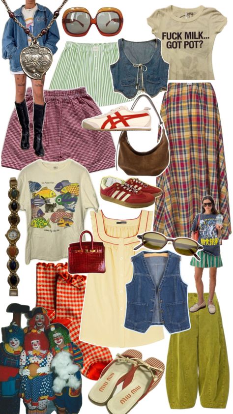 Maximalism Aesthetic, Outfit Collage, Maximalism, Fashionista Clothes, Little Outfits, Aesthetic Outfit, Spring Summer Outfits, Outfits Aesthetic, New Outfits