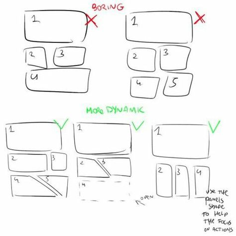 How To Storyboard, Seni Pastel, Comic Book Layout, Desain Buklet, Comic Tutorial, Comic Layout, Comic Drawing, How To Make Comics, Anime Drawings Tutorials