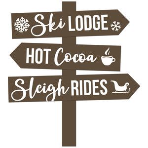 Silhouette Design Store - Search Designs : ski lodge Christmas Signage, Cricut Christmas Ideas, Christmas Chevron, 3d Paper Crafts, Silhouette Design Store, Rustic Signs, Signage Design, 12 Days Of Christmas, Printable Patterns