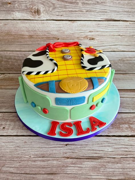 1 Tier Toy Story Cake, Toy Story Cake Two Infinity And Beyond, Toy Story Themed Birthday Cake, Toy Story Cake Ideas, Toy Story Food, Buzz Lightyear Birthday Party, 1 Tier Cake, Toy Story Birthday Cake, Llama Cake