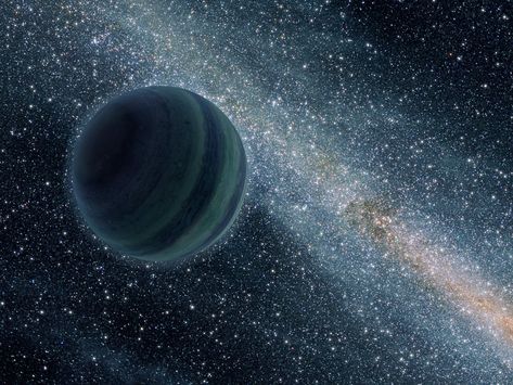 Spaceguy²⁴ on Twitter: "A Jupiter-like rogue planet wandering alone in the dark of space. There could be 50 billion such rogue planets adrift in the Milky Way, floating freely without a parent star.… https://t.co/TyAZvLxZAX" Rogue Planet, Planet Pictures, Oort Cloud, Planetary System, Nasa Images, Planets And Moons, Alone In The Dark, Black Holes, Space Planets