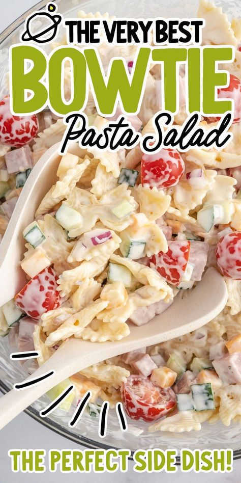 Bow Tie Pasta Salad Easy Bowtie Pasta Salad Recipes, Creamy Bow Tie Pasta Salad, Bow Tie Salad Recipes, Pasta Salad Dressing Creamy, Pasta Salad Recipes Bowtie, Parmesan Bowtie Pasta Salad, Bowtie Pasta Recipes Salad, Ranch Bowtie Pasta Salad, Bowtie Pasta Recipes Easy