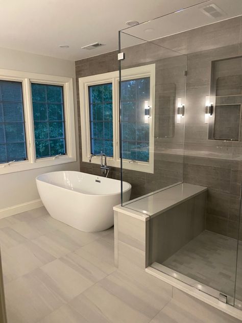 Stand Alone Bath Tub, Master Suite Bathroom, Tub Remodel, Full Bathroom Remodel, Stand Alone Tub, Bathroom Remodel Pictures, Bathroom Redesign, Master Bath Remodel, Bathroom Design Inspiration