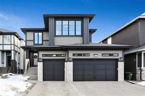 Executive Family Home On A Quiet Street In Calgary, Alberta, Canada For Sale (12516166) Modern Game Room, Stone Countertops Kitchen, Canada House, Calgary Alberta Canada, Calgary Canada, Visual Board, Modern Houses, Calgary Alberta, Wide Plank