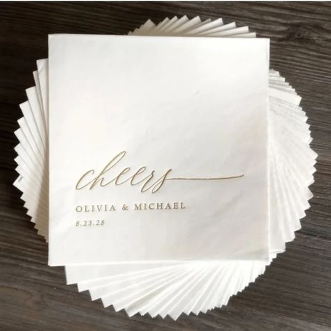 Just found this amazing item on AliExpress. Check it out! $28.98 | 50Pcs Personalized Wedding Cocktail Napkins- Engagement Rehearsal Dinner,Party Monogram Beverage Gold Foil Birthday Napkins Rehearsal Dinner Party, Cocktail Napkins Wedding, Wedding Cocktail Napkins, Wedding Napkins Personalized, Bride Shower, Napkins Wedding, Birthday Napkins, Gold Foil Wedding, Rustic Wedding Favors