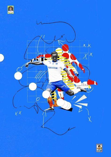 Football mixed media → Editorial illustrations :: Behance Sport Art Direction, Olympics Graphics, Football Illustration, Sport Art, Football Poster, Collage Poster, Sport Poster, Graphic Design Poster, Editorial Illustration