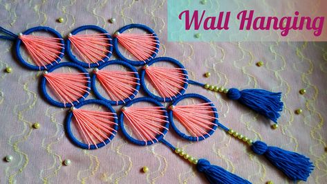 Hello everyone, Today I have shown you how to make a beautiful wall hanging by old bangles. Materials required: *Bangles *Wools *Glue *Electric Glue *Cardboard *Pearls If you all like it then give a THUMPS UP👍 and don't forget to comment and share with your friends and Subscribe my channel for more videos!!! THANK YOU___🙏🏻 SN'S ESTHETICS #wallhanging #banglehanging #woolencraft #roomdecorationidea Woolen Craft, Bangles Diy, Beautiful Wall Hanging, Diy Wool, Diy Paper Crafts Decoration, Best Out Of Waste, Wall Hanging Diy, Decoration Idea, Beautiful Wall