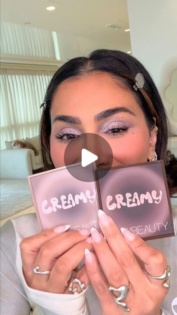 HUDA BEAUTY on Instagram: "Introducing our NEW game-changing Creamy Obsession Eyeshadow Palettes!! We took a huge risk in creating a palette with ONLY creamy shades but honestly, these palettes are going to be your new favorites!! I actually can’t believe how OBSESSED I am!  😍✨   These palettes are dreamy AF with 8 cream-to-powder shadows that blend like an absolute dream and 1 setting shade per palette, I am actually nervous and excited for you guys to try this, because I have NEVER seen anything like it!!!   What’s inside:  ✅ 8 creamy shades + 1 translucent shade to set ✅ SUPER pigmented for that extra WOW factor!  ✅ Super easy to blend, build, layer & love   🌎 𝗟𝗔𝗨𝗡𝗖𝗛𝗜𝗡𝗚 𝟮𝟱𝗧𝗛 𝗙𝗘𝗕 𝗪𝗢𝗥𝗟𝗗𝗪𝗜𝗗𝗘 🌎 #HudaBeauty #HudaBeautyCreamyObsessions" Huda Eyeshadow Palette, Huda Eyeshadow, Huda Beauty Eyeshadow Palette, Huda Beauty Eyeshadow, Huda Beauty Palette, Creamy Eyeshadow, Beauty Cream, Eyeshadow Palettes, Makeup Room