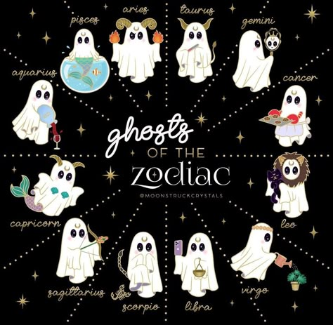 Halloween Zodiac, Zodiac Artwork, Zodiac Signs Colors, Zodiac Sagittarius Facts, Kawaii Logo, Zodiac Signs Pictures, Zodiac Things, Zodiac Characters, Gemini And Aquarius