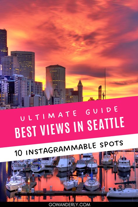 Uncover Seattle's most scenic views. Save this pin to capture the best spots on your next visit to the city! Seattle Mountains, Seattle Activities, Pnw Travel, Seattle Vacation, Seattle Trip, Seattle Waterfront, Seattle Photography, Scenic Places, Seattle Travel