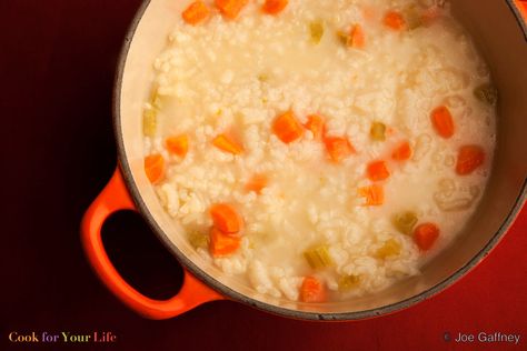 This delicious, heart-warming Arborio Rice Rice Vegetable Soup, Veggie Soups, Peanut Butter Banana Oats, Basmati Rice Recipes, Vegetables And Rice, Bland Food, Cheesy Chicken Broccoli, What Can I Eat, Broiled Chicken