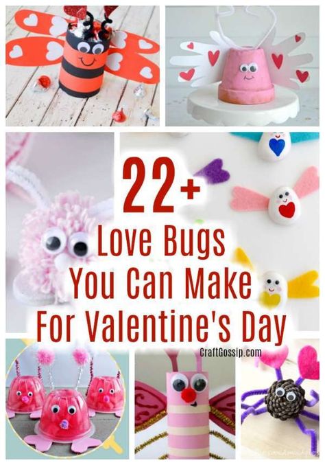 Valentine’s Day Valentines Day Gifts For Him Creative, Recipes Noodles, Crafts Love, Homemade Bubbles, Paper Bag Crafts, Bug Crafts, Rainy Day Crafts, Crafts For Toddlers, Valentine Crafts For Kids