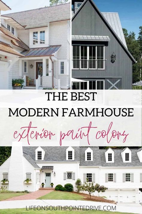 These are some of the most popular exterior paint colors for 2020. Check out the full list of Farmhouse Exterior Paint Colors | Best Modern Farmhouse Paint Colors | Modern Farmhouse Exterior Paint Colors | Modern Farmhouse Exterior Paint Colors 2020 | Farmhouse Exterior Paint Colors with Brick | Exterior House Colors | Most Popular Sherwin Williams Exterior Paint Colors | Most Popular Benjamin Moore Exterior Paint Colors | Exterior Paint Colors for House Popular Exterior House Colors 2020, Best Exterior House Colors 2020, Popular Exterior Paint Colors, Modern Farmhouse Exterior Paint Colors, Paint Colors Modern Farmhouse, Farmhouse Exterior Paint, Outdoor House Paint, Farmhouse Exterior Paint Colors, Benjamin Moore Exterior Paint