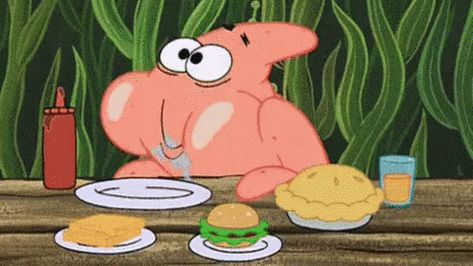 Hungry GIF - Hungry Patrick Full - Discover & Share GIFs Humor Spongebob, Cartoons Group, Animiertes Gif, سبونج بوب, Spongebob Square, Pineapple Under The Sea, Spongebob Patrick, Spongebob Funny, Patrick Star