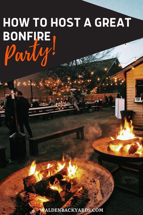 Harvest Bonfire Party, Fire Pit Night Ideas, Hosting Bonfire Party, Bonfire Picnic Ideas, Barnfire Party Ideas, 30th Birthday Bonfire Party Ideas, Birthday Bonfire Ideas Backyards, Fun Bonfire Ideas, Fall Bonfire Wedding Receptions