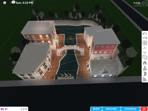 made by me!! #bloxburg #bloxburgbuild Italian Houses Exterior, Bloxburg Houses, Bloxburg Ideas, Italian Home, Bloxburg House, Concept Architecture, Venice Italy, Made By Me, Venice