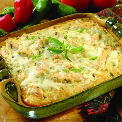 Try JALAPENO CHICKEN & RICE CASSEROLE! You'll just need 2 cups cooked rice, 2 cups (8 ounces) shredded Monterey Jack cheese, 1 1/2 cups cooked, chopped... Cream Of Anything, Chicken And Rice Casserole, Cilantro Chicken, Chicken Rice Casserole, Jalapeno Chicken, Chicken And Rice, Rice Casserole, Chicken Rice, Casserole Dish