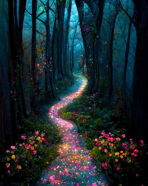 Magic Places Fantasy Dreams, Rasy Koni, Fantasy Forest, Fotografi Alam Semula Jadi, Pretty Landscapes, Fantasy Art Landscapes, Magical Forest, Pretty Wallpapers Backgrounds, 판타지 아트