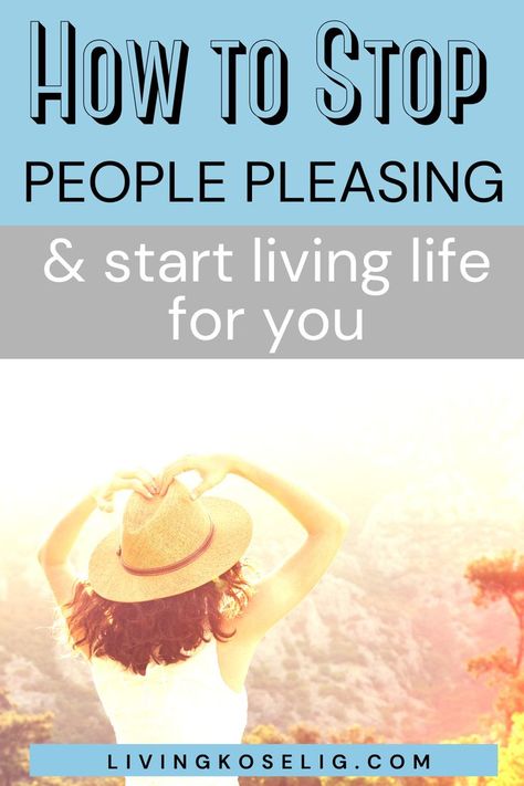 People pleasing tendencies is a sign of low self-confidence and low self-worth. However, you can overcome your need for approval from others. Being able to say no and set boundaries are huge if you want to increase your confidence and find your true self. Check out this blog post on how to stop people pleasing so you can become your true self.