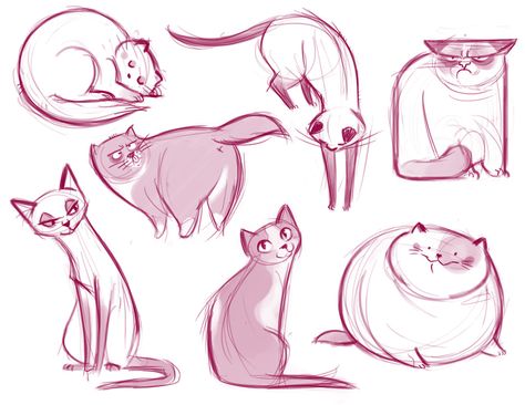 Daily Cat Drawings is an illustrator's blog focusing on new designs and techniques for drawing cats. The daily illustrations can range from 5 minute pencil sketches to full illustrations. Sketches Of Cats, Daily Cat Drawings, Makeup Zombie, Cat Drawings, Cat Art Illustration, Cat Doodle, Cat Sketch, 강아지 그림, Drawing Faces