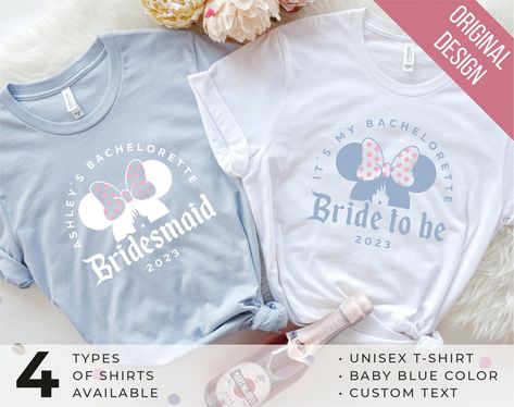 Disney Bachelorette Shirts, Disney Bachelorette Party Shirts, Disney Bridesmaids, Bride And Bridesmaid Shirts, Disney Bachelorette Parties, Bride Squad Shirt, Disney Bachelorette, Disney Bride, Bridal Bachelorette Party