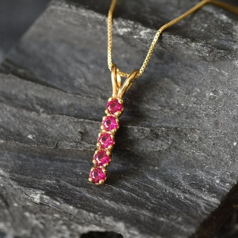 Ruby Pendant Set, Gold Ruby Necklace, Natural Ruby Ring, Pendant Minimalist, Matching Ring, Dainty Pendant, Ruby Pendant, Ruby Necklace, Solitaire Necklaces