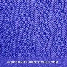 Irish Moss Diamond 🔯 Knit - Purl stitches Mermaid Stocking, Purl Knitting, Knit Stitch Patterns Free, Knitting Stitch Patterns, Knitted Squares Pattern, Stitches Knitting, Knitted Washcloth Patterns, Loom Knitting Stitches, Knitted Blanket Squares