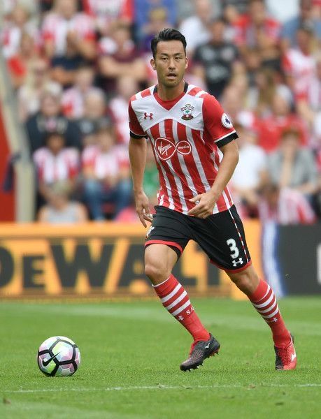 Maya Yoshida of Southampton in 2016. Maya Yoshida, Southampton Fc, Álvaro Morata, Genoa Italy, 2022 Fifa World Cup, Premier League Matches, Genoa, Southampton, Fifa World Cup