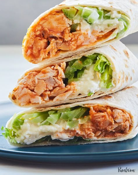 50 Cold Lunch Ideas for Kids and Adults - PureWow Easy Dinners For One, No Heat Lunch, Caesar Wrap, Chicken Caesar Wrap, Buffalo Chicken Wraps, Cold Lunches, Chicken Caesar, Healthy Sandwiches, Rotisserie Chicken Recipes