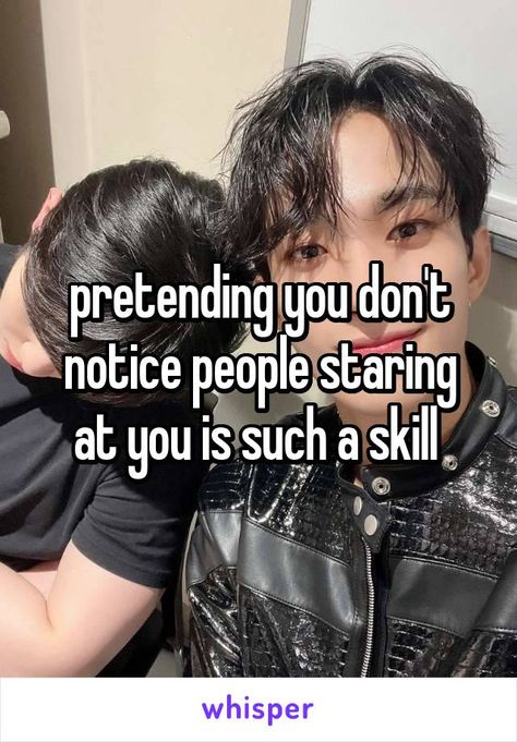 pretending you don't notice people staring at you is such a skill People Staring At You, People Staring, Pretty Brown Eyes, I Just Dont Care, Silly Kids, Staring At You, Pretty When You Cry, Friends Laughing, Why Do People