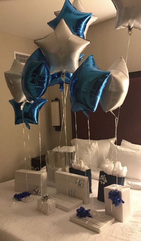 Birthday Balloon Surprise, Boyfriends Birthday Ideas, Birthday Surprises For Him, Valentines Day Gifts For Him Boyfriends, Balloon Surprise, Boyfriend Boyfriend, Bday Gifts For Him, Surprise Boyfriend, Birthday Surprise Boyfriend