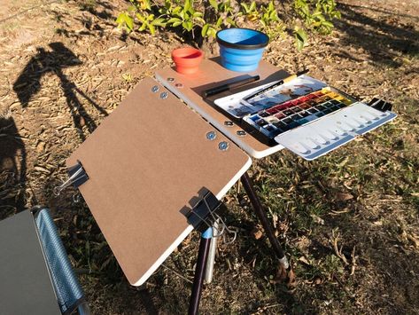 (20+) Sketch Easel Builders | My ultra light easel; 10.8 ounces | Facebook Sketch Easel, Plein Air, Sketch, Thank You, Drawings, 10 Things