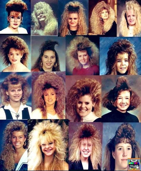 1980 Hairstyles, 80s Hair Styles, 80’s Hair, 80's Hairstyle, 1980s Hair, Look 80s, 80s Fashion Trends, Hair Mistakes, 80s Hair