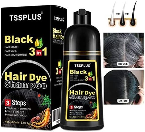 Black Dye Hair, White Hair Shampoo, Foam Hair Dye, Hair Dye Black, Gray Hair Coverage, Dark Brown Hair Dye, Black Hair Shampoo, Herbal Shampoo, Shampoo For Gray Hair