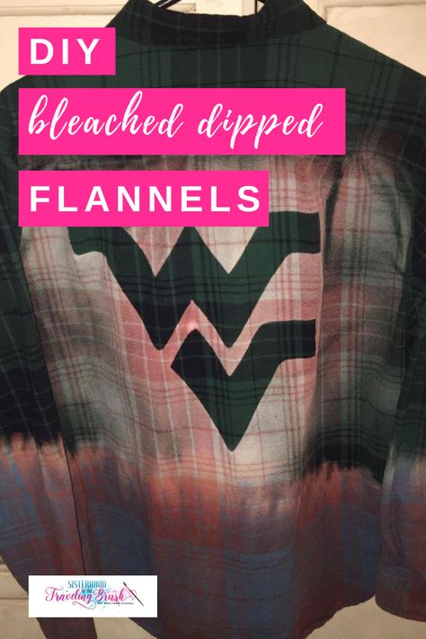 Bleach Distressed Flannel Diy, Flannel Shirt With Patch On Back Diy, Bleaching Flannel Shirts Diy, How To Bleach Flannel Shirts Plaid, Bleached Flannels Diy, Flannel Bleached Shirts Diy, How To Bleach A Flannel Shirt Diy, Bleach Flannel Shirt Diy, Diy Flannel Shirt Refashion