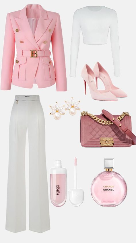 Elegant outfit Dress Autumn Outfit, White And Pink Outfit, Sweater Dresses For Fall, Style A Sweater Dress, Acubi Outfit, Acubi Fashion, Dresses For Fall, Love Sweater, Classy Suits