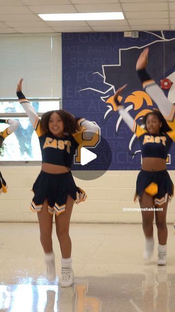 Stomp ‘N Shake Entertainment on Instagram: "LET ‘EM KNOW, EAGLES!! 🦅💛 @eastmeck_cheerleaders

#hbcu #highschool #middleschool #cheerleading #athletes #choreography #cheer #sports #football #basketball #stompnshake #stompandshake" Stomp And Shake Cheers, Football Cheers, Hbcu Cheer, Cheer Chants, Basketball Cheerleaders, Hbcu Colleges, Cheerleading Ideas, Eagles Cheerleaders, Basketball Cheers