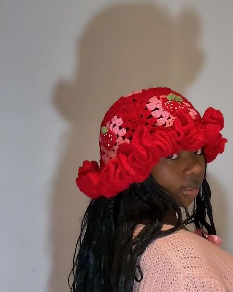 Made another Strawberry Shortcake Ruffle hat 🍓🍰🌹🌸 • • • • #CrochetRuffleHat #CrochetFashion #HandmadeHats #CrochetDesign #RuffleHatStyle #CrochetAccessories #DIYRuffleHat #CraftyCrochet #CrochetInspiration #YarnLove” Girl Hobbies, Ruffle Hat, Crazy Crochet, Diy Ruffle, Crochet Couture, Crochet Ruffle, March 21, Crochet Granny, Crochet Accessories