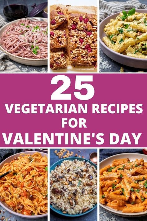 25 Romantic Vegetarian Valentine's Day Recipes Romantic Vegetarian Dinner, Kielbasa Potato Soup, Low Calorie Vegan Meals, Mushroom And Pea Risotto, Crispy Sausage, Dinner Ideas Vegetarian, Romantic Dinner Ideas, Vegan Cajun, Vegetarian Risotto