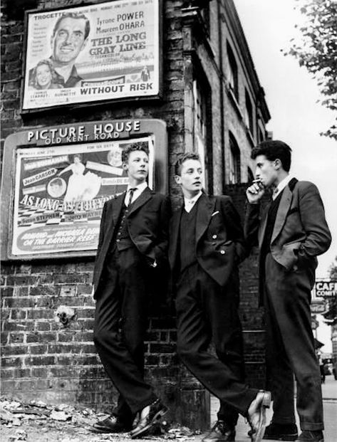 Chris Noth, Elephant And Castle, Teddy Girl, Teddy Boys, 흑백 그림, Foto Vintage, Old London, Youth Culture, South London