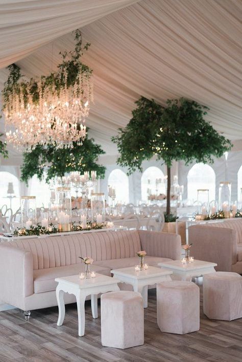 Glamorous Tent Wedding, Diy Wedding Lounge Area, Wedding Venue Furniture, Seating Area Wedding Reception, Wedding Reception Lounge Seating, Wedding Couch Seating Receptions, Wedding Reception Area Design, Wedding Lounge Seating Reception Ideas, Glass Tent Wedding Reception