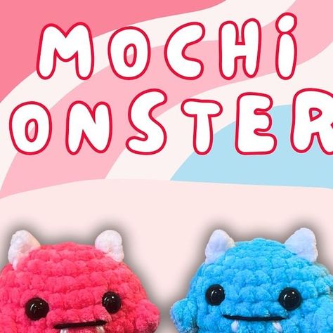 Crochet with Kelsea 🧶 on Instagram: "🩷MOCHI MONSTERS FREE PATTERN🩵  As a celebration of hitting 10K followers, here is a little treat for the amazing crochet community!! I am beyond thankful for the support that I’ve received from you all and the love that this community has for other creators 🩵  The most asked for pattern was a free mini monster, so I hope I delivered with these little guys! I hope you enjoy this quick little make that’s great for markets, gifting and so much more!  Thank you to my talented and beautiful friends for testing this baby for me— be sure to check them out if you haven’t already!🩵  @kp_crochetcreations  @redmills_crochet  @didisplushies  @craftedforcomfort  @elmtreecrochet  @alimackenziecrafts  @mommacaylee_creations  @pocketfulloposeys   🩷  🩵  🩷  #croc Free Mini Amigurumi Patterns, Crochet Mini Plushies Free Pattern, Crochet Monster Pattern Free, Crochet Minis, Mystery Box Ideas, Monster Crochet Pattern, 2024 Crochet, Boy Crochet Patterns, Crochet Monster