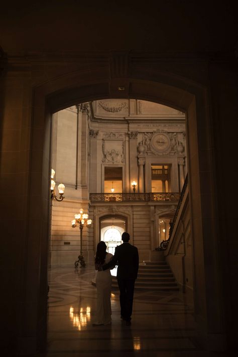 San Francisco Courthouse Wedding, Sf City Hall Elopement, San Francisco Elopement, City Hall Wedding Photos, Classy Engagement Photos, San Francisco City Hall Elopement, Sf City Hall Wedding, San Francisco Engagement Photos, Anna Jones