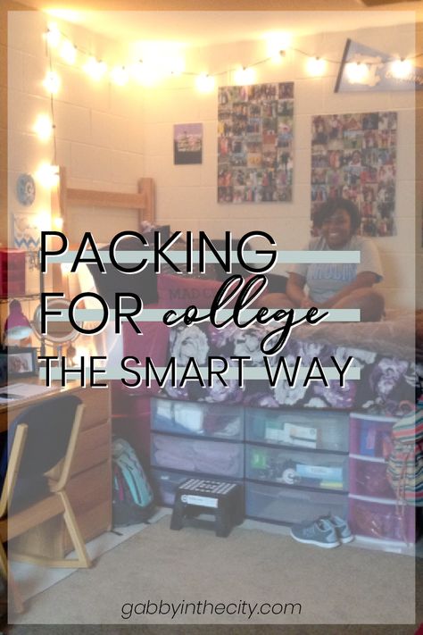 Packing For College Tips, College Packing Hacks, How To Pack For College Move In Day, Packing For College Dorm, What To Pack For College Dorm Room, How To Pack For College, College Packing Tips, College Wardrobe Essentials, Packing For College