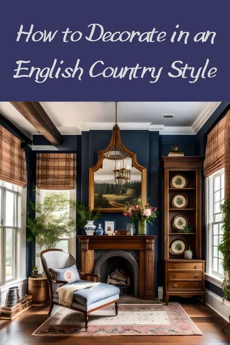 English Country Living Room, English Country House Interior, English Country Decor Living Room, English Cottage Interiors, Style Anglais, English Cottage Decor, British Home, English Country Decor, English Interior