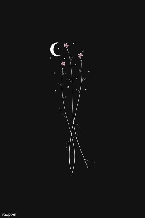 Iphone Wallpaper Moon, Cute Black Wallpaper, Black Background Wallpaper, Black Phone Wallpaper, Tapeta Pro Iphone, Black Wallpaper Iphone, Dark Wallpaper Iphone, Vector Flowers, Wallpaper Space